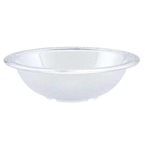 Winco PBB-6
 6-3/4"
 Polycarbonate
 Clear
 Round
 Pebbled Bowl