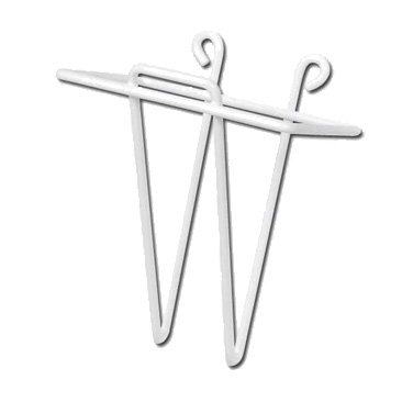 Winco WHW-4 4-1/4" x 5-3/8" Plastic Scoop Holder