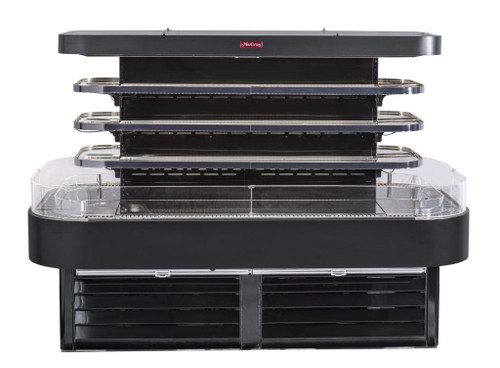 Howard McCray SC-OD42I-7-S-LED 84"W Island Open Merchandiser