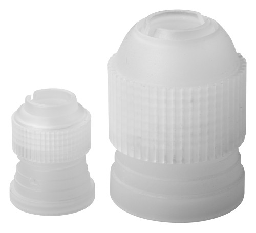 Winco CDTC-2 White Plastic 2-Piece Couplings Set (2 Pieces Per Set)