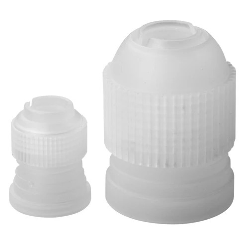Winco CDTC-2 White Plastic 2-Piece Couplings Set (2 Pieces Per Set)
