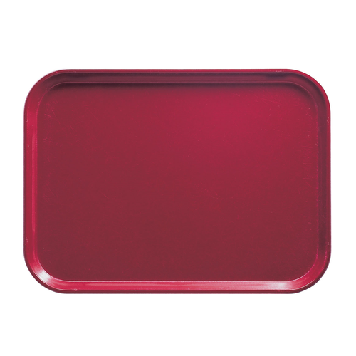 Cambro 1418505 14" Red Rectangle Camtray - 12/Case