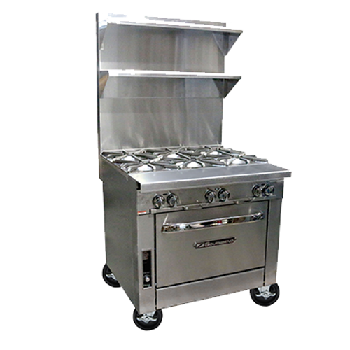 Southbend P36D-BBB 36" Platinum Heavy-Duty Liquid Propane Range - 255,000 BTU
