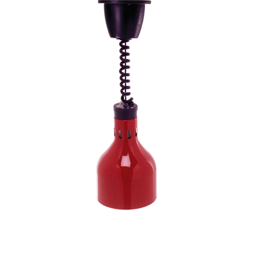 Cres Cor IFW6310 60.5" Adjustable Length Retractable Ceiling Mounted Warmer with 1 Infra Red Bulb - 250 Watts