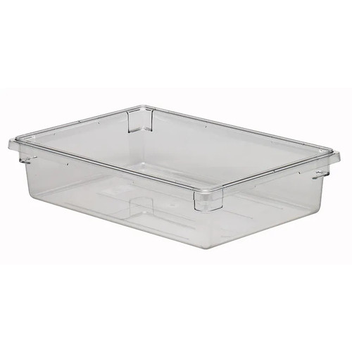 Cambro 18266CW135 8.75 Gal. 26" W x 18" D x 6" H Clear Polycarbonate Camwear Food Storage Container