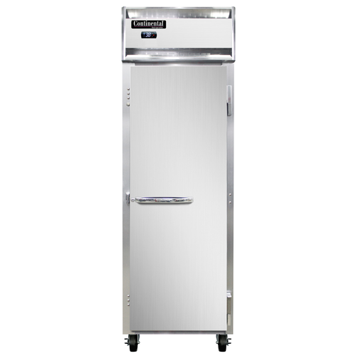 Continental Refrigerator 1RNSS 26" W One-Section Solid Door Reach-In Refrigerator