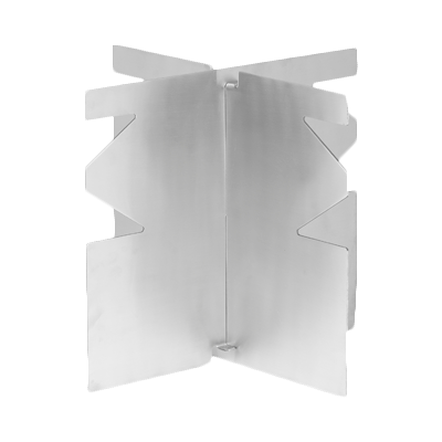 Eastern Tabletop 1532XB 10"H Stainless Steel Lexus Solid Design Riser