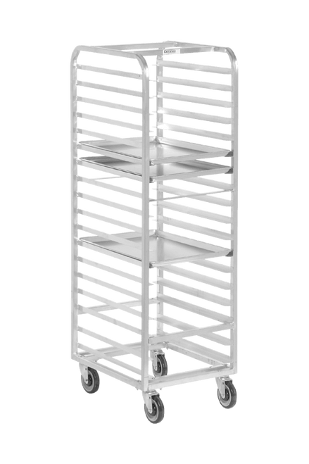 Channel 401A 20 Pan End Load Aluminum Bun Pan Rack