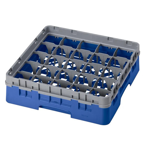 Cambro 25S318168 Camrack Glass Rack With Soft Gray Extender - 5 Cases