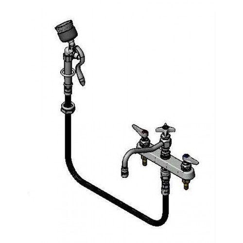 T&S Brass B-1152-092A-VB Faucet Workboard deck mount 8"