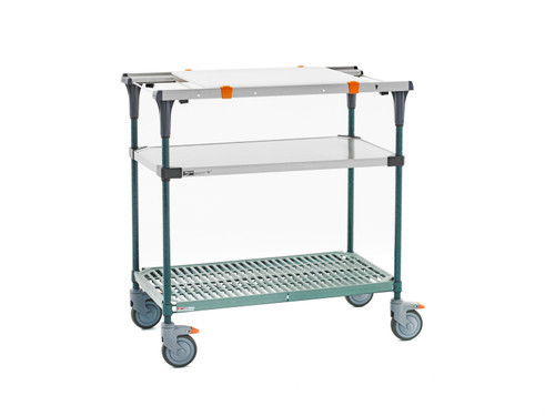 Metro MS1836-FSPR-PK1 PrepMate FSPR ProKit with Cutting Board and Stainless Steel and SuperErecta Pro Shelving 38" x 19 3/8" x 39 1/8"