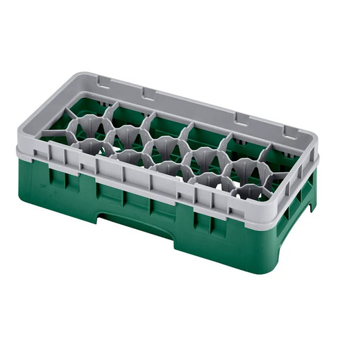 Cambro 17HS318119 Camrack Glass Rack With Soft Gray Extender - 5 Cases