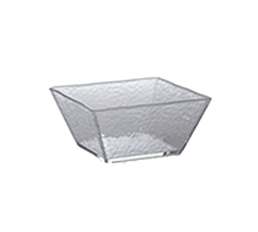 American Metalcraft CRGSQ73 58 Oz. Styrene Clear Square Rain Bowl
