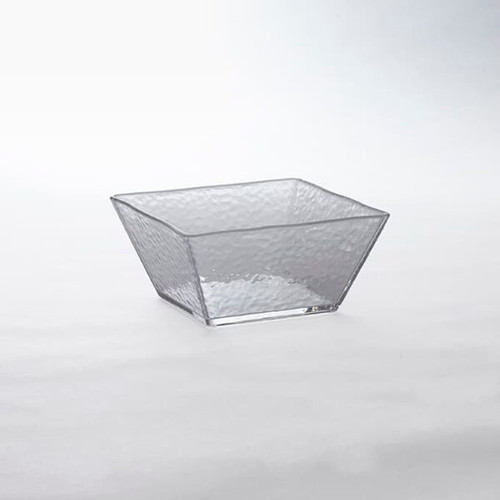 American Metalcraft CRGSQ73 58 Oz. Styrene Clear Square Rain Bowl