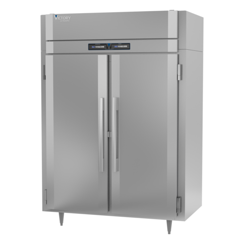 Victory RFSA-2D-S1-EW-HC 58.38" W Two-Section Two Door Reach-In UltraSpec Series Refrigerator/Freezer Featuring Secure-Temp Technology
