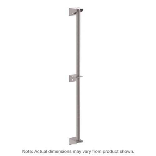 Metro 13Pdfk4 Post & MounTing Brackets 13-7/8"H Metroseal Gray Epoxy-Coated Corrosion-Resistant Finish