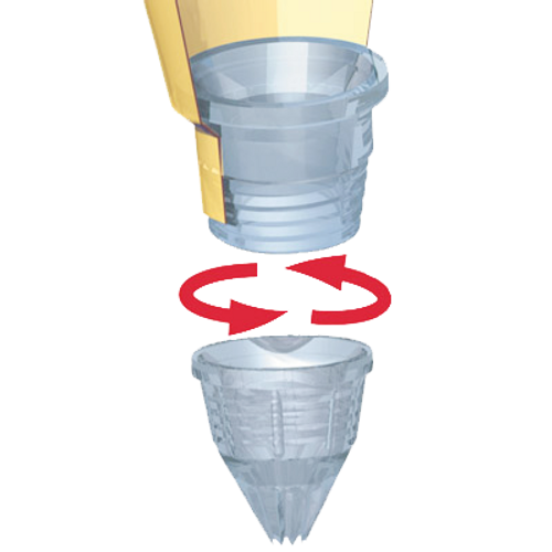 Matfer Bourgeat 167300 interchangeable Pastry Tip Base Polycarbonate - 1 Pack