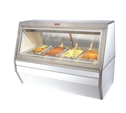 Howard McCray CHS35-8 Hot Food Case 95"W 6 Individual Thermostatically Controlled Wells With White Exterior & White Interior