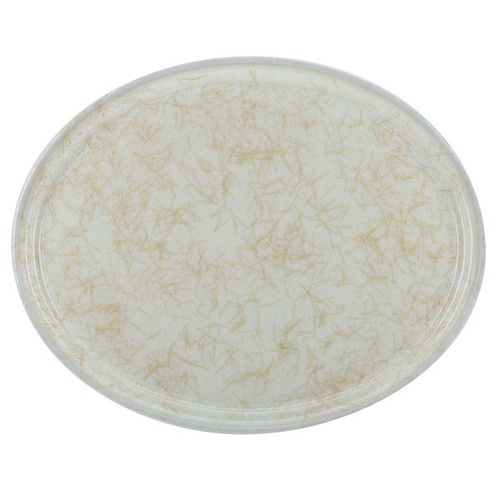 Cambro 2500526 19.25" Gold Oval Serving Camtray - 6/Case