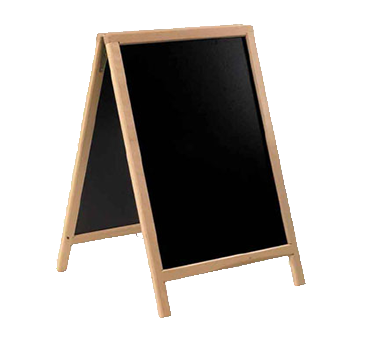 American Metalcraft SBDB85 Securit Sandwich Board Wood 21.5" W