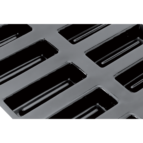 Matfer Bourgeat 336107 Flexipan Small Bars With Cavity Mold 2-1/3 Oz. Cap. Food Grade Silicone