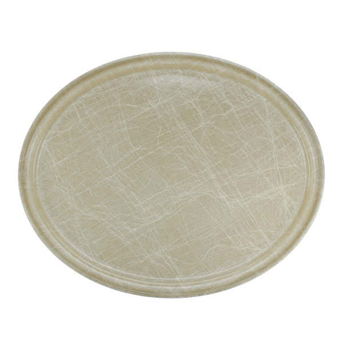 Cambro 2500214 19.25" Oval Fiberglass Serving Camtray - 6/Case