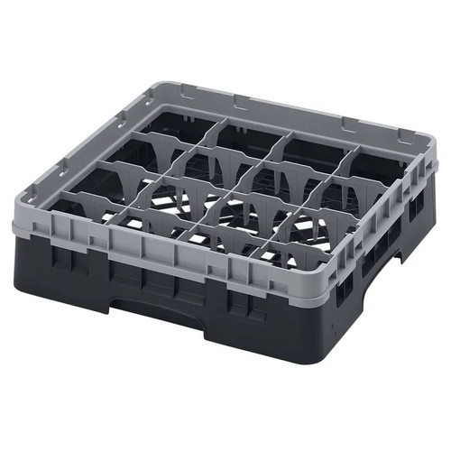 Cambro 16S318110 Camrack Glass Rack With Soft Gray Extender - 5 Cases