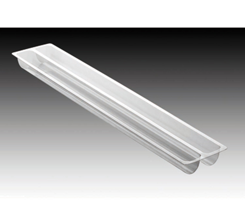 Matfer Bourgeat 362011 Buche Cake Mold 22-1/2"L x 1-1/2"W x 1-1/4"H Mold Size Semi Circular Shaped Pvc - 1 Box