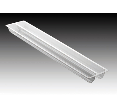 Matfer Bourgeat 362011 Buche Cake Mold 22-1/2"L x 1-1/2"W x 1-1/4"H Mold Size Semi Circular Shaped Pvc - 1 Box