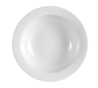 CAC China BST-10 8 Oz. Super White Porcelain Round Boston Grapefruit Bowl (3 Dozen Per Case)