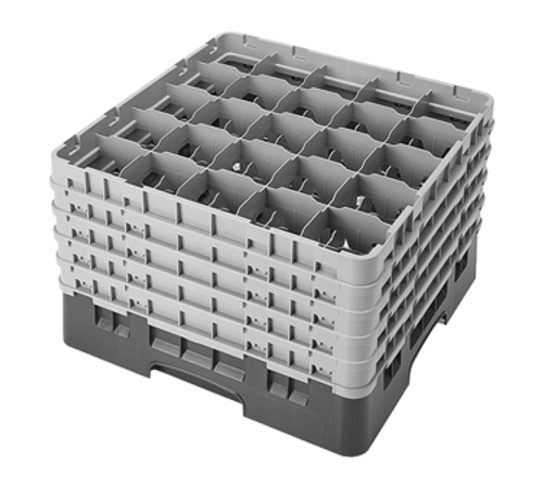 Cambro 25S1058163 Camrack Glass Rack With (5) Soft Gray Extenders