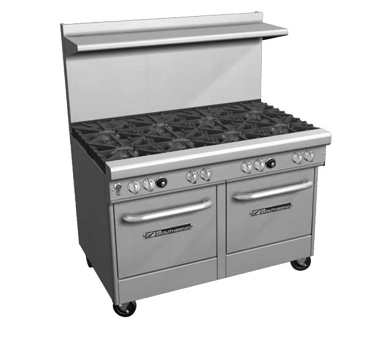 Southbend 4481EE-2CL-NG 48.63" Natural Gas Ultimate Restaurant Range - 286,000 BTU