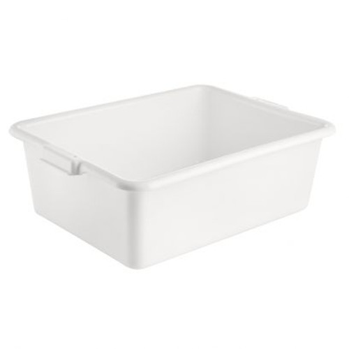 CAC China BTDB-7WT 7" H White Polypropylene Bus Box (1 Each)