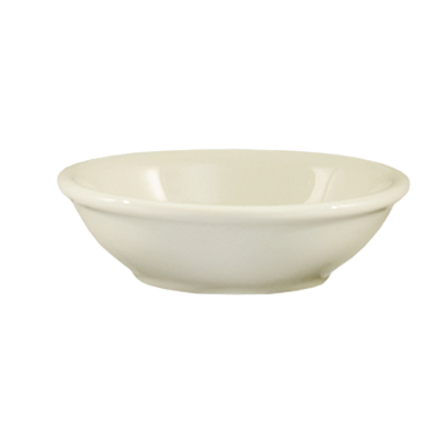 CAC China REC-24 10 Oz. American White Ceramic Round REC Nappie (3 Dozen Per Case)