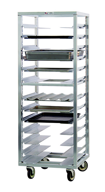 New Age 1655 70"H Mobile 13 Universal Adjustable Pan Rack with 4.5" Spacing