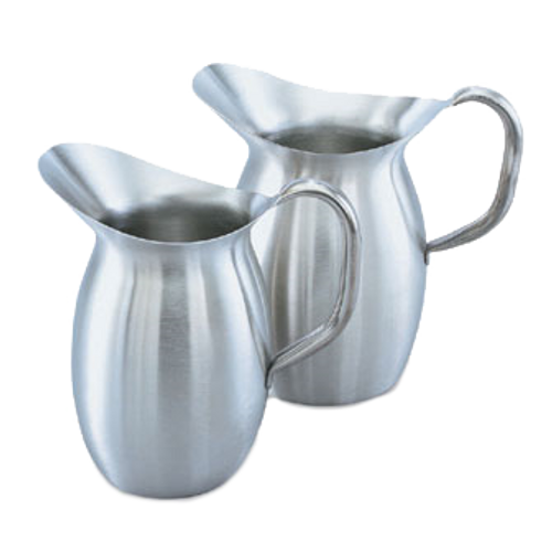 Vollrath 82020 2.12 Qt. Stainless Steel Bell Shaped Pitcher