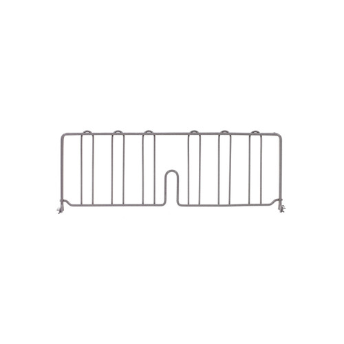 Metro DD24K4 Super Erecta Shelf Divider 8" x 24" Metroseal Gray Epoxy-Coated Corrosion-Resistant Finish