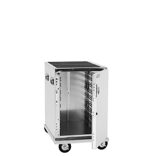 Cres Cor 309128C 18.88" W Aluminum Solid Insulated Half-Size Mobile Enclosed Cabinet