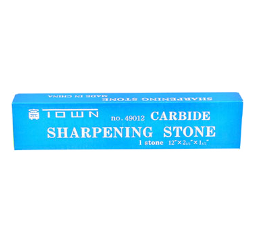 Town 49012/DZ 12" x 2-1/2" Silicon Carbide Sharpening Stone - 1 Dozen