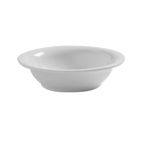 American Metalcraft DBN16WH 7.25" 16 Oz. Plastic White Round Bowl
