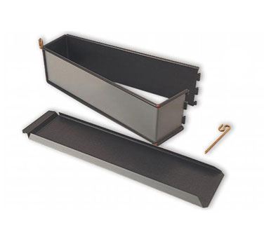 Matfer Bourgeat 331283 Exopan Meat Pie Mold 11-3/4"L x 2-3/4"W x 3"H Rectangular Steel