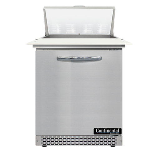 Continental Refrigerator SW27N8C-FB 27.5" W One-Section One Door Sandwich Unit