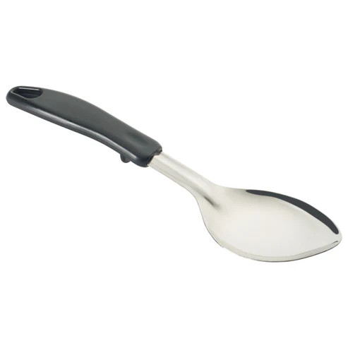 Winco BHOP-11 11" 1.2mm Thick Stainless Steel Basting Spoon