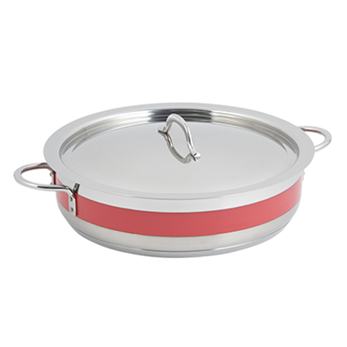Bon Chef 60032CFRED 9 Qt. Stainless Steel Classic Country French Pot
