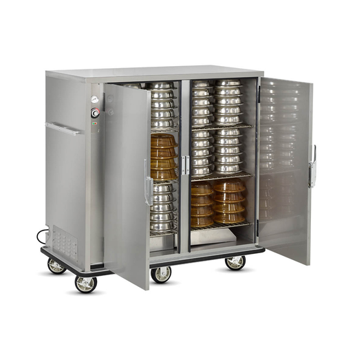 FWE A-120-2-XL 120 Covered Plates A-Series Banquet Cart