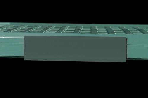 Metro Csm6-Grq Metromax Q Color Shelf Marker 6" x 1-1/2" Snaps Over Edge Gray