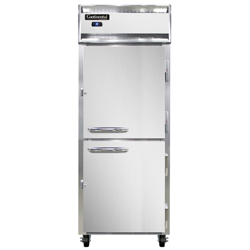 Continental Refrigerator 1RESNSSHD 28.5" W One-Section Solid Door Reach-In Extra-Wide Refrigerator