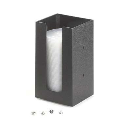Cal-Mil 298-13 Black 4-1/2"W x 4-1/2"D x 8"H Classic Napkin/Lid/Cup Organizer