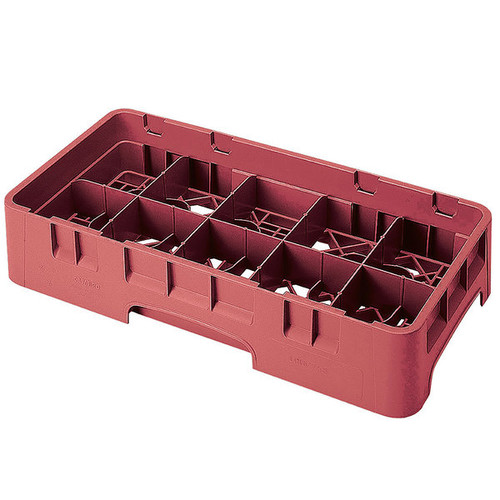 Cambro 10HS1114416 Camrack Glass Rack With (6) Soft Gray Extenders - 2 Cases