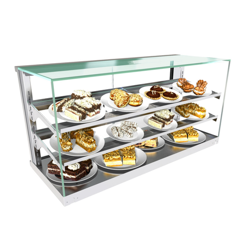 Structural Concepts CGSV4522 45" W Impulse Service/Self-Service Non-Refrigerated Display Case